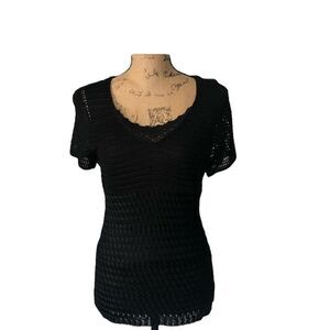Black Emma James knit top